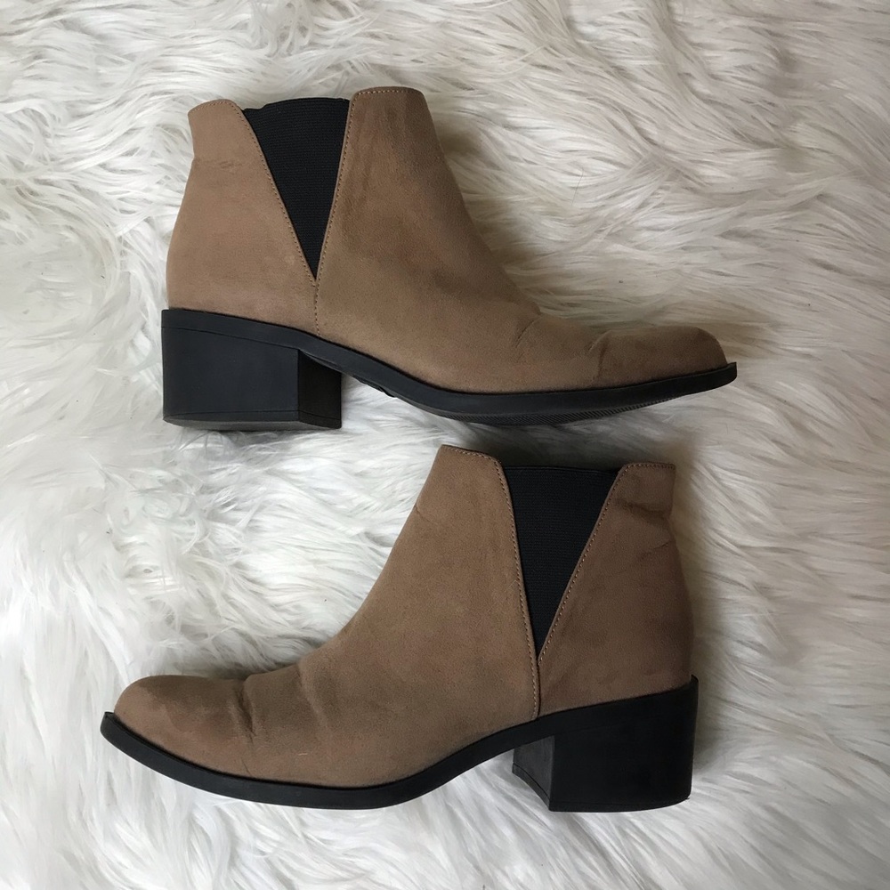 H&M faux suede Chelsea boots
